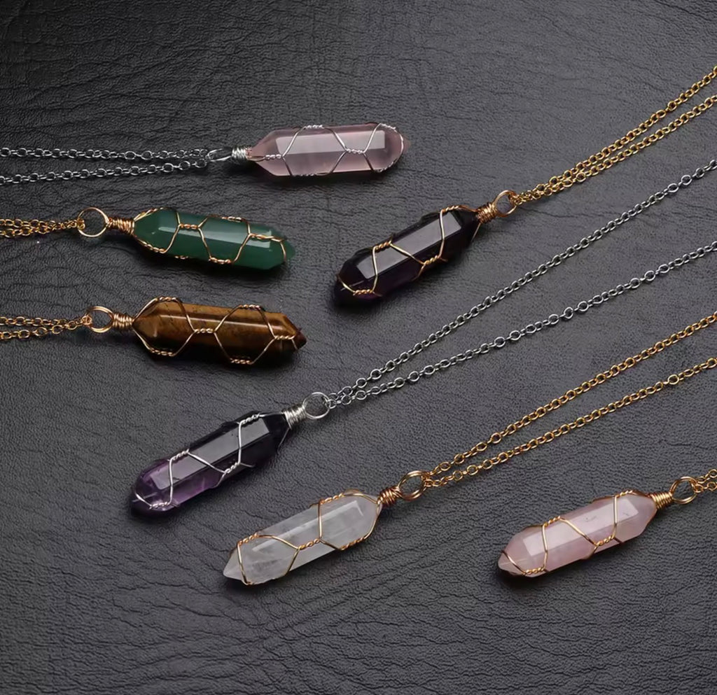 Hexagonal Pendant & Necklace