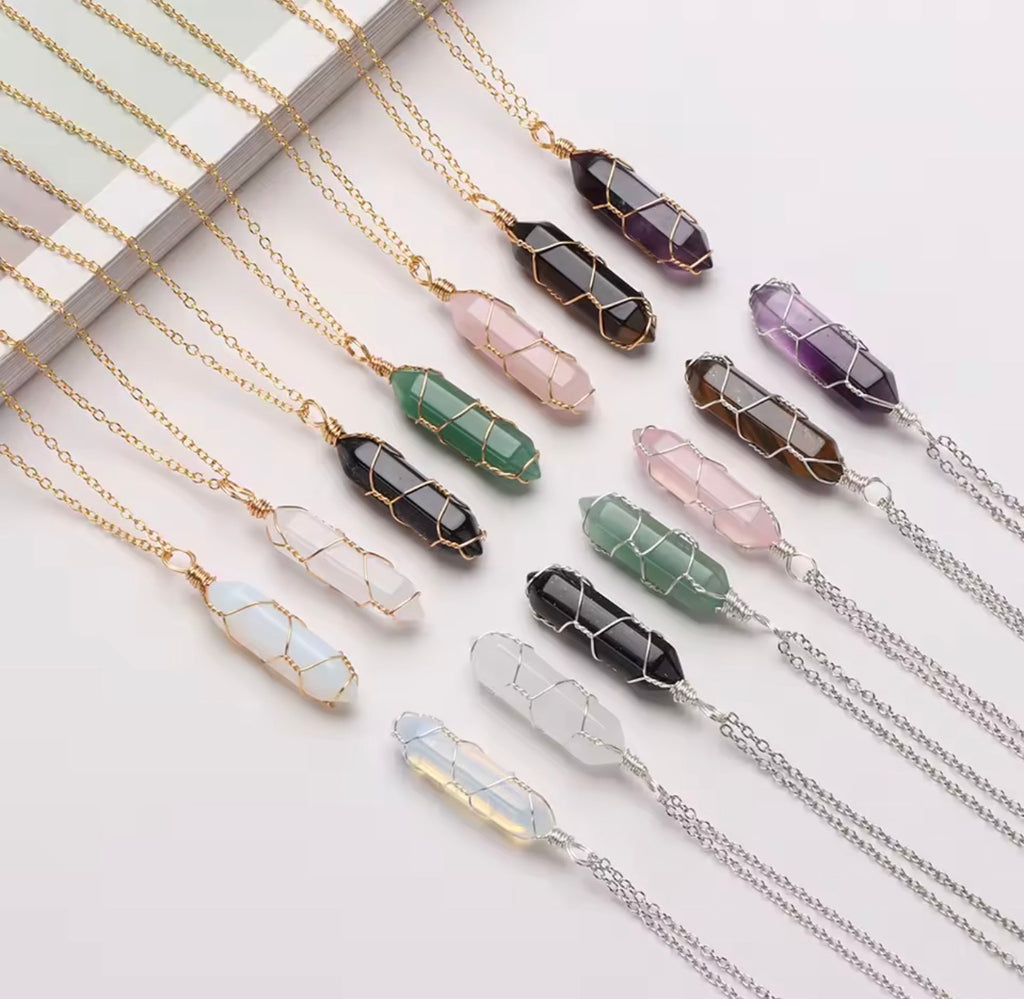 Hexagonal Pendant & Necklace