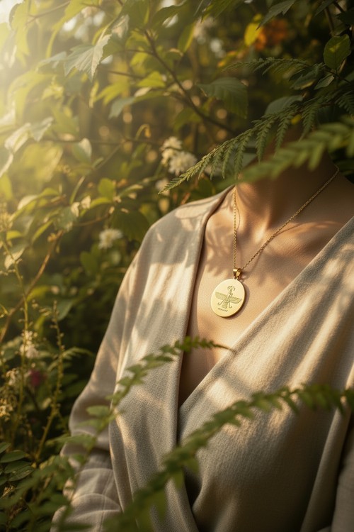 Golden Hour Garden — Worn Faravahar