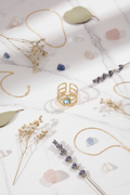 Portrait Flat Lay — Marble